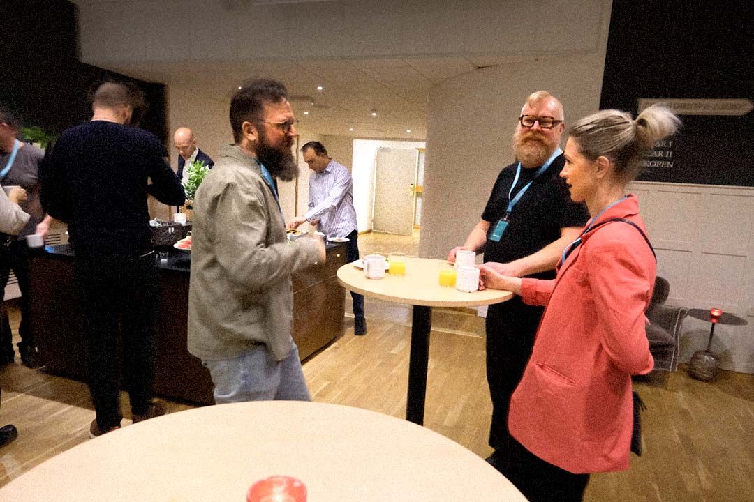 Devize på event om AI och Sitevision på Knaust i Sundsvall 2025