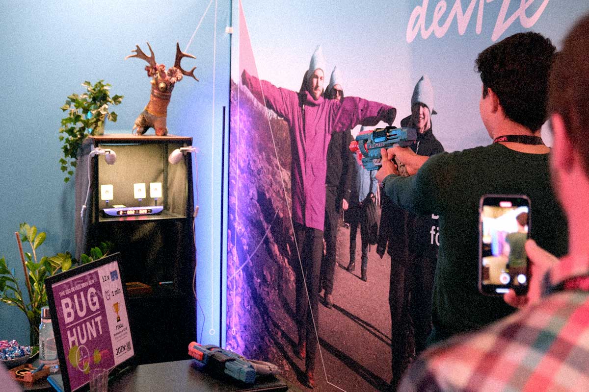 Tävlande i Devize 'buggjakt' på Sitevision-dagarna