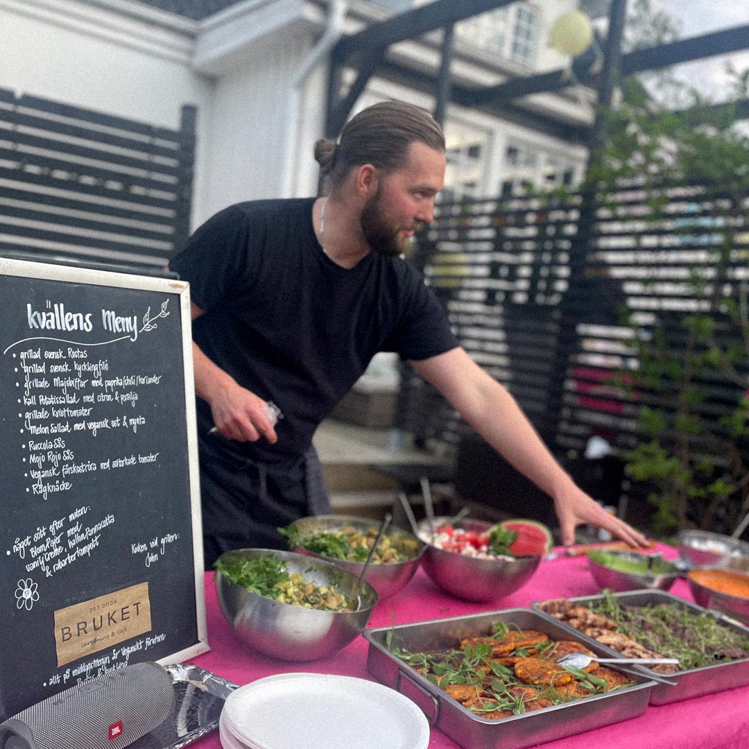 Det Goda Bruket catering på Devize sommarfest