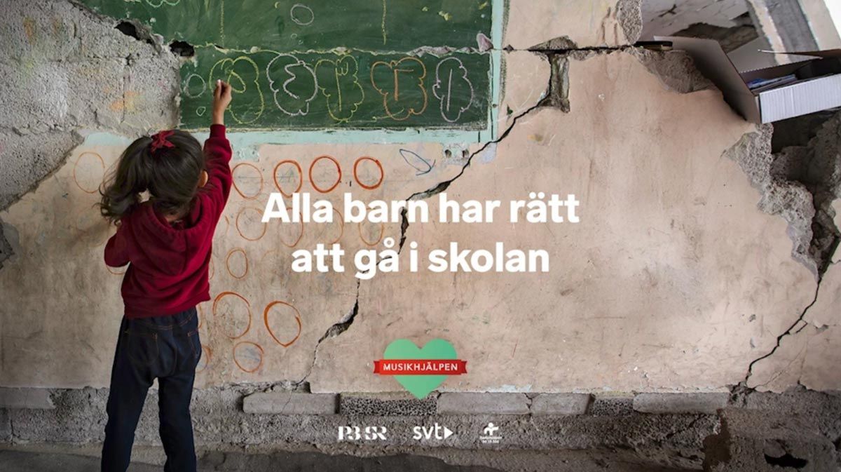 Musikhjälpen - Alla barn har rätt att gå i skolan